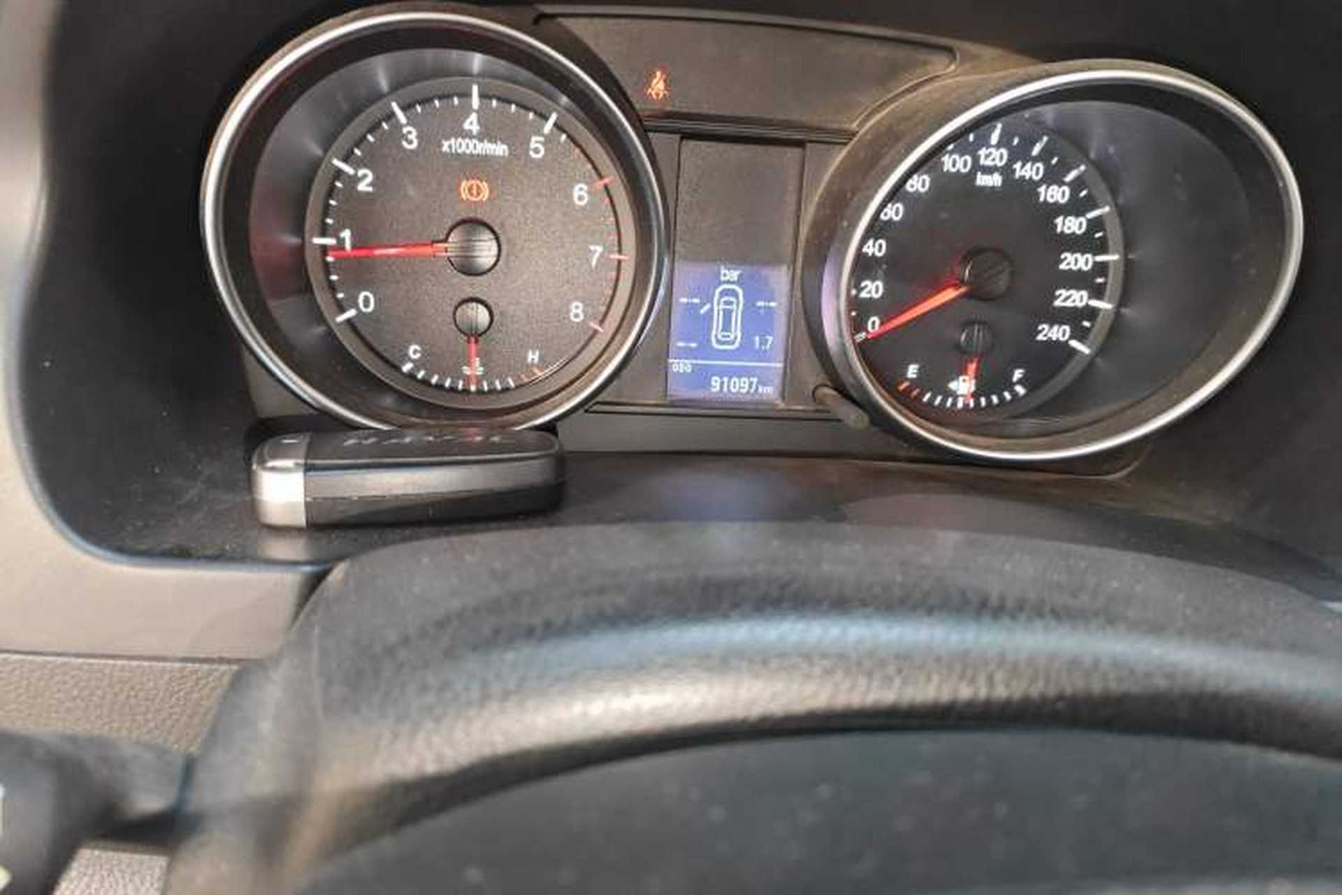 Used Haval H6 2016 Upgraded Model 1.5T Manual Two-Wheel Drive Elite Version Odometer Close Up