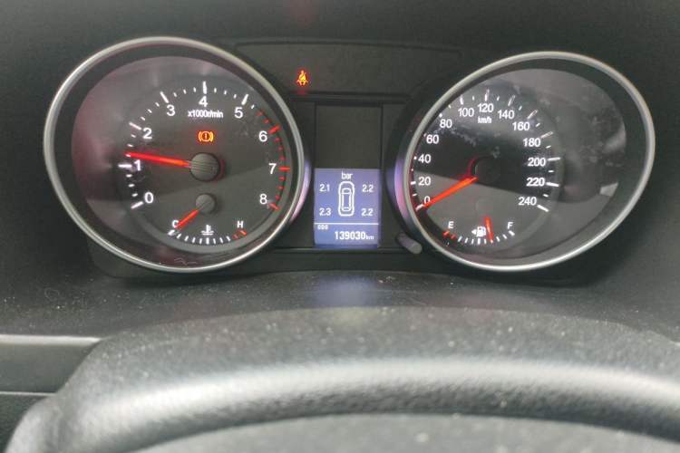 Used Haval H6 2016 Upgraded Model 1.5T Manual Two-Wheel Drive Elite Version Odometer Close Up
