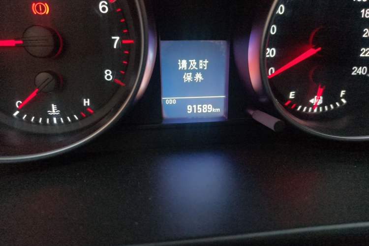 Used Haval H6 2016 Upgraded Model 1.5T Manual Two-Wheel Drive Urban Version Odometer Close Up