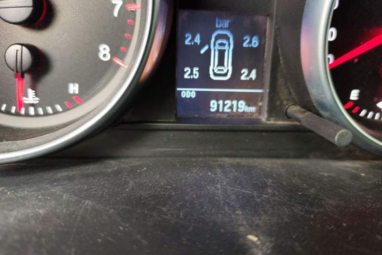Used Haval H6 2016 Upgraded Model 1.5T Manual Two-Wheel Drive Elite Version Odometer Close Up