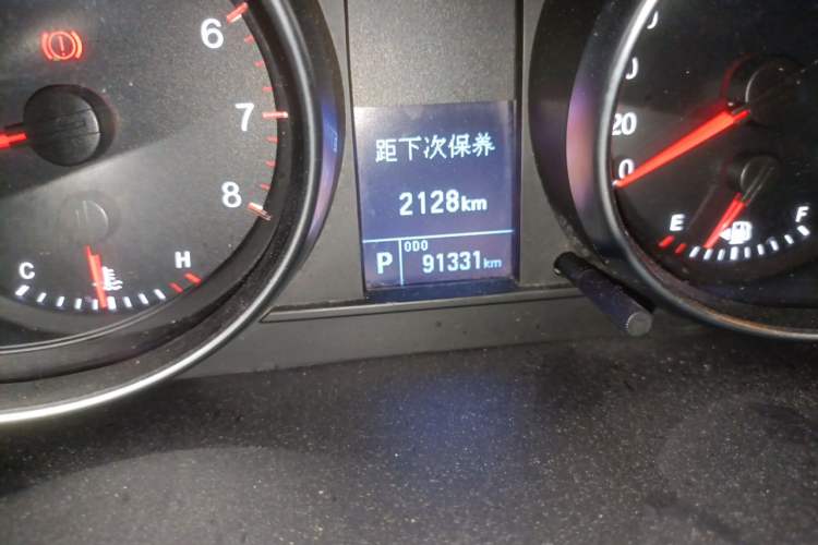 Used Haval H6 2016 Upgraded Model 1.5T Automatic Two-Wheel Drive Elite Version Odometer Close Up