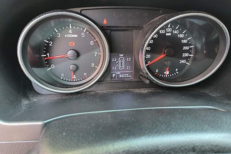 Used Haval H6 2016 Upgraded Model 1.5T Automatic Two-Wheel Drive Elite Version Odometer Close Up