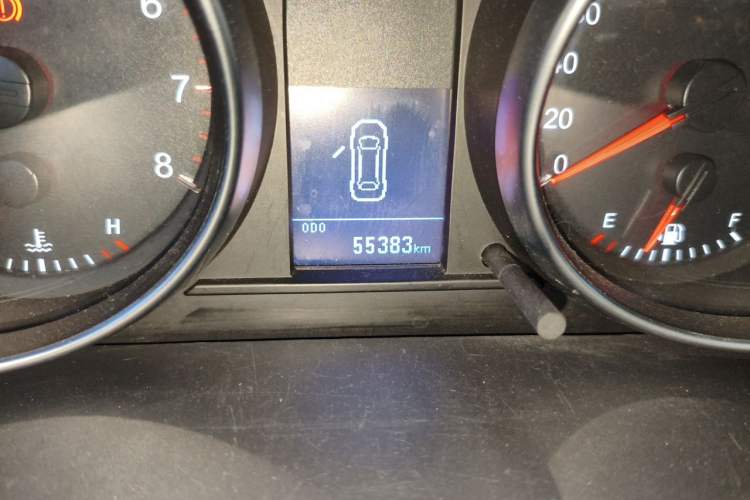 Used Haval H6 2016 Upgraded Model 1.5T Manual Two-Wheel Drive Value Edition Odometer Close Up