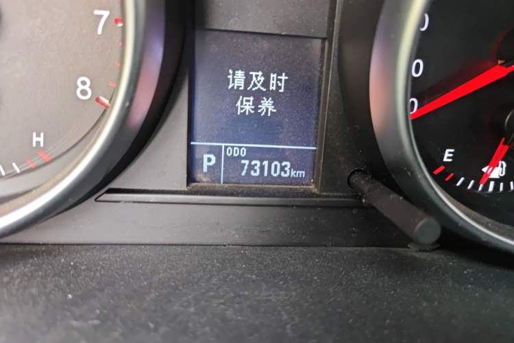 Used Haval H6 2016 Upgraded Model 1.5T Automatic Two-Wheel Drive Elite Version Odometer Close Up