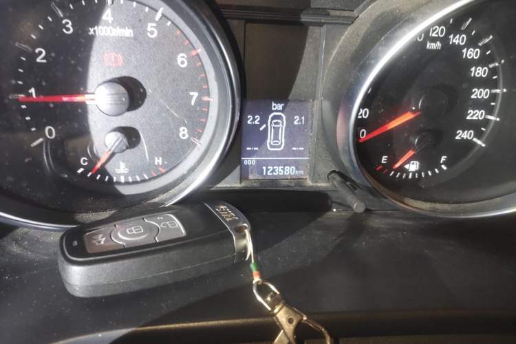 Used Haval H6 2016 Upgraded Model 1.5T Manual Two-Wheel Drive Elite Version Odometer Close Up