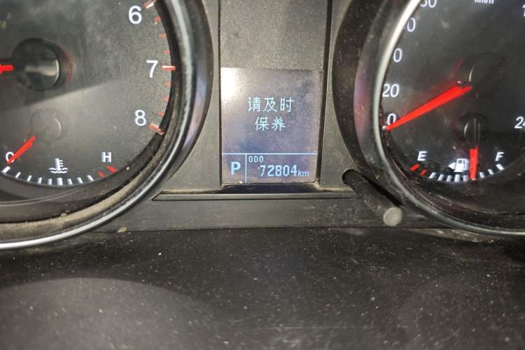 Used Haval H6 2016 Upgraded Model 1.5T Automatic Two-Wheel Drive Elite Version Odometer Close Up