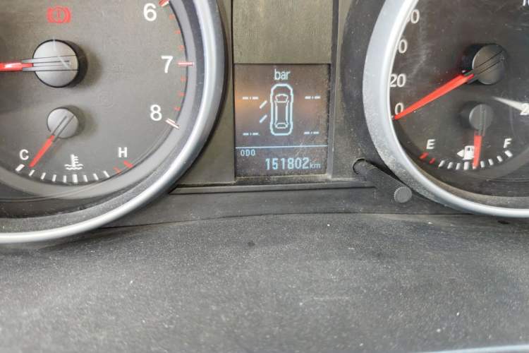 Used Haval H6 2016 Upgraded Model 1.5T Manual Two-Wheel Drive Elite Version Odometer Close Up
