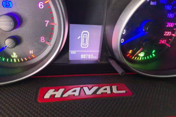 Used Haval H6 2016 Upgraded Model 1.5T Manual Two-Wheel Drive Value Edition Odometer Close Up