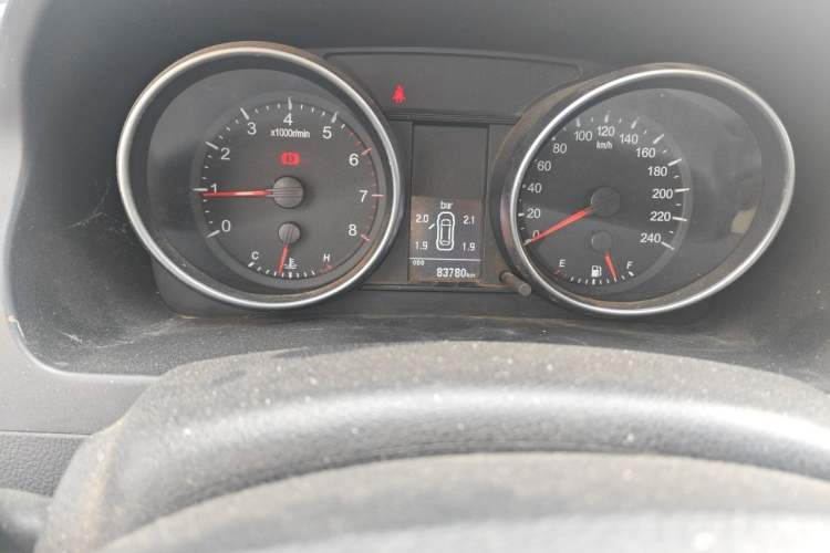 Used Haval H6 2016 Upgraded Model 1.5T Manual Two-Wheel Drive Elite Version Odometer Close Up