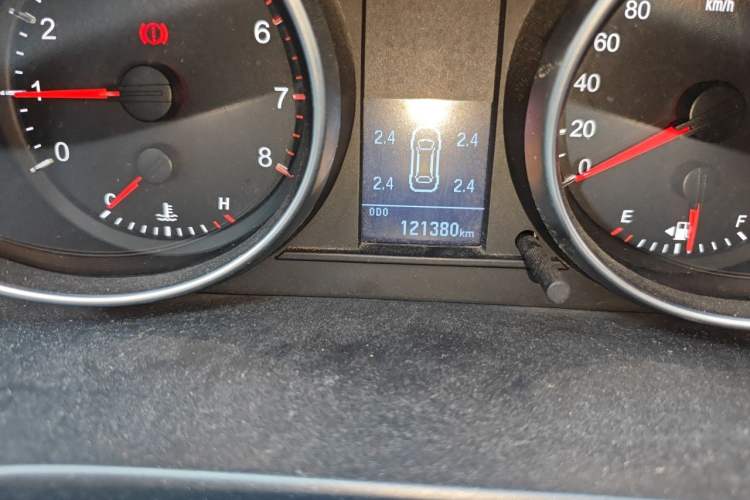 Used Haval H6 2016 Upgraded Model 1.5T Manual Two-Wheel Drive Elite Version Odometer Close Up