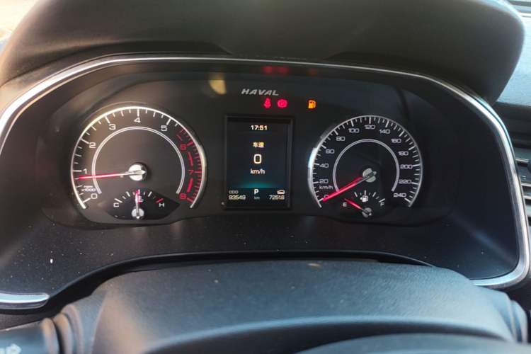 Used Haval H6 2017 Blue Label 1.5T Automatic Two-Wheel Drive ZhiShang Model Instrument Cluster