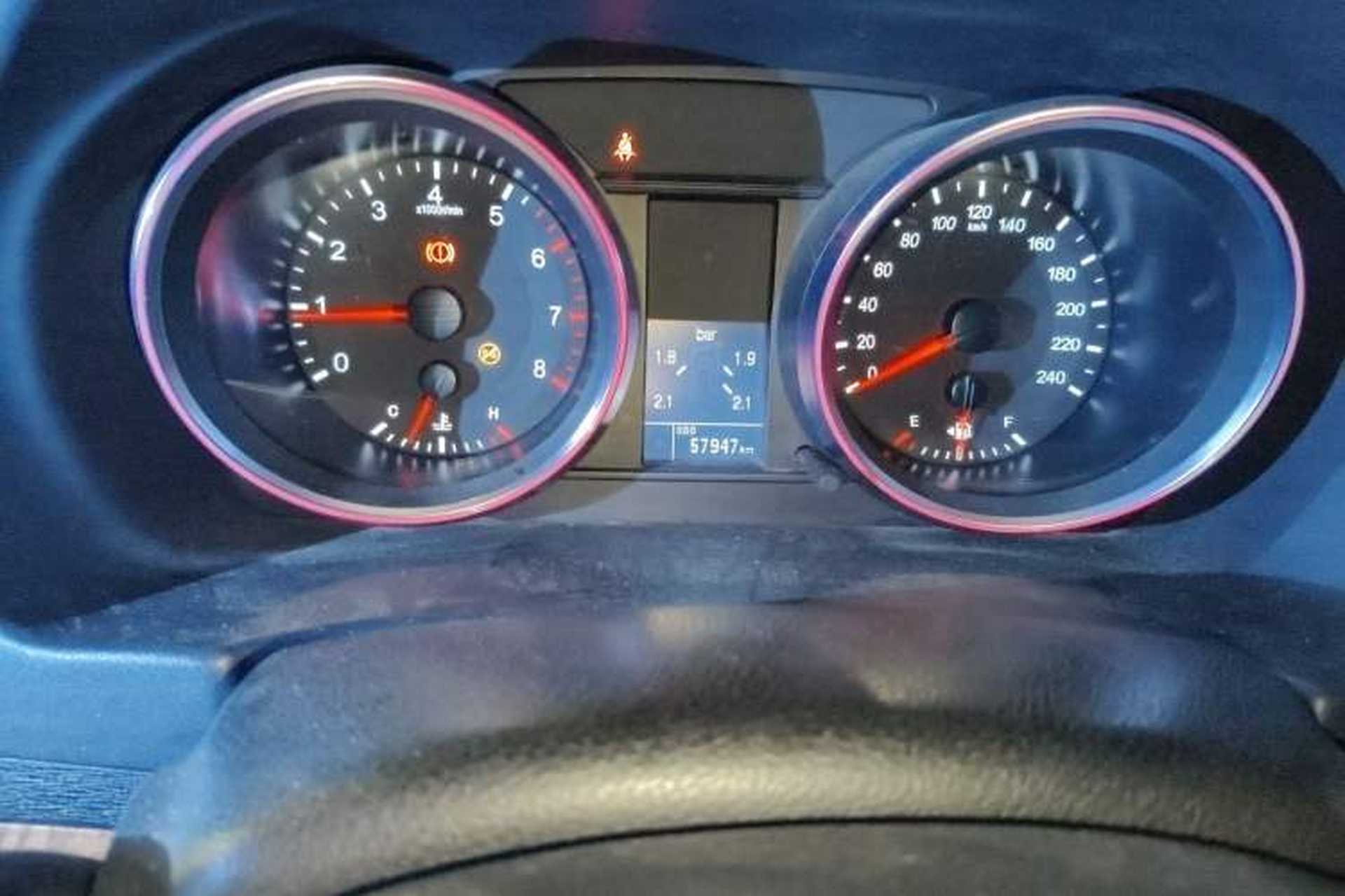 Used Haval H6 2017 Red-Label Sport Edition 1.5T Manual Two-Wheel Drive Elite Model Odometer Close Up