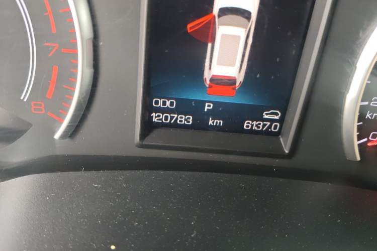 Used Haval H6 2017 Blue Label 2.0T Automatic Two-Wheel Drive Smart Edition Odometer Close Up