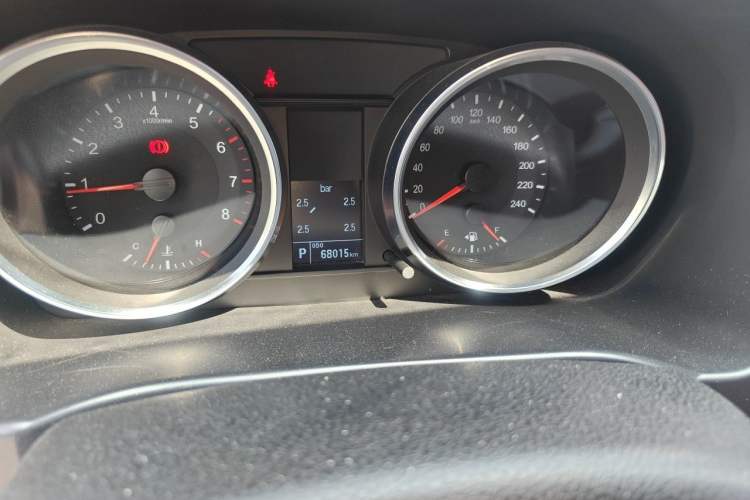 Used Haval H6 2017 Red-Label Sport Edition 1.5T Automatic Two-Wheel Drive Luxury Model Odometer Close Up