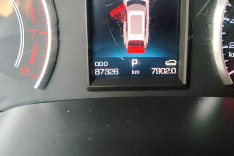 Used Haval H6 2017 Blue Label 2.0T Automatic Two-Wheel Drive Smart Edition Odometer Close Up