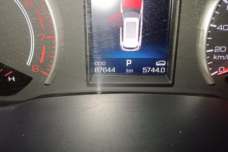 Used Haval H6 2017 Blue Label 1.5T Automatic Two-Wheel Drive ZhiShang Model Odometer Close Up