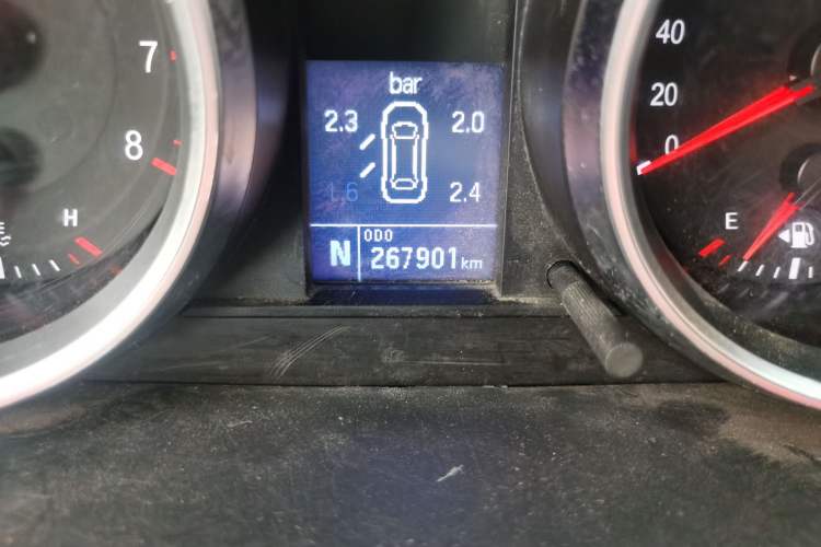 Used Haval H6 2017 Red-Label Sport Edition 1.5T Automatic Two-Wheel Drive Luxury Model Odometer Close Up