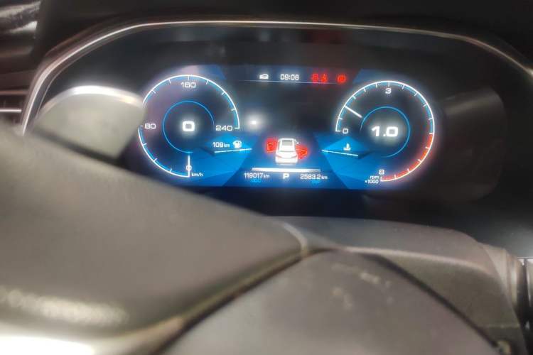 Used Haval H6 2017 Blue Label 2.0T Automatic Two-Wheel Drive Leading Model Odometer Close Up