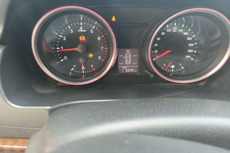 Used Haval H6 2017 Red-Label Sport Edition 1.5T Manual Two-Wheel Drive Elite Model Odometer Close Up