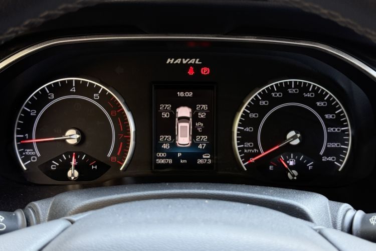 Used Haval H6 2017 Blue Label 2.0T Automatic Two-Wheel Drive Smart Edition Odometer Close Up