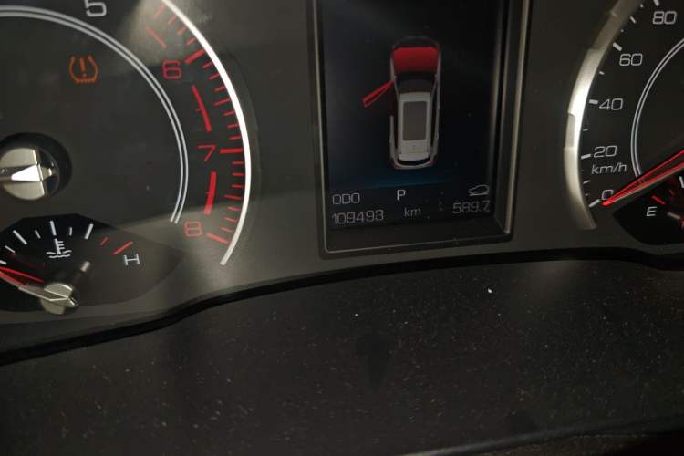 Used Haval H6 2017 Blue Label 2.0T Automatic Two-Wheel Drive Smart Edition Odometer Close Up