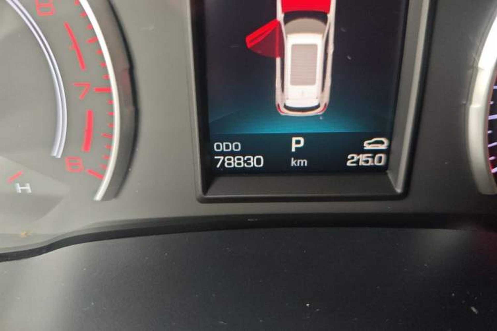 Used Haval H6 2017 Red Label 2.0T Automatic Two-Wheel Drive ZhiShang Model Odometer Close Up