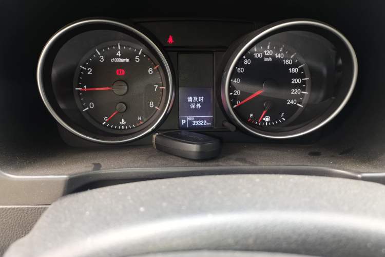 Used Haval H6 2017 Classic Edition 1.5T Automatic Two-Wheel Drive Elite Model Odometer Close Up