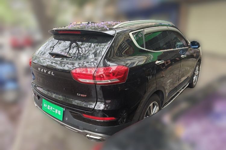 Used Haval H6 2017 Red Label 2.0T Automatic Two-Wheel Drive ZhiShang Model Rear Right 45 Deg