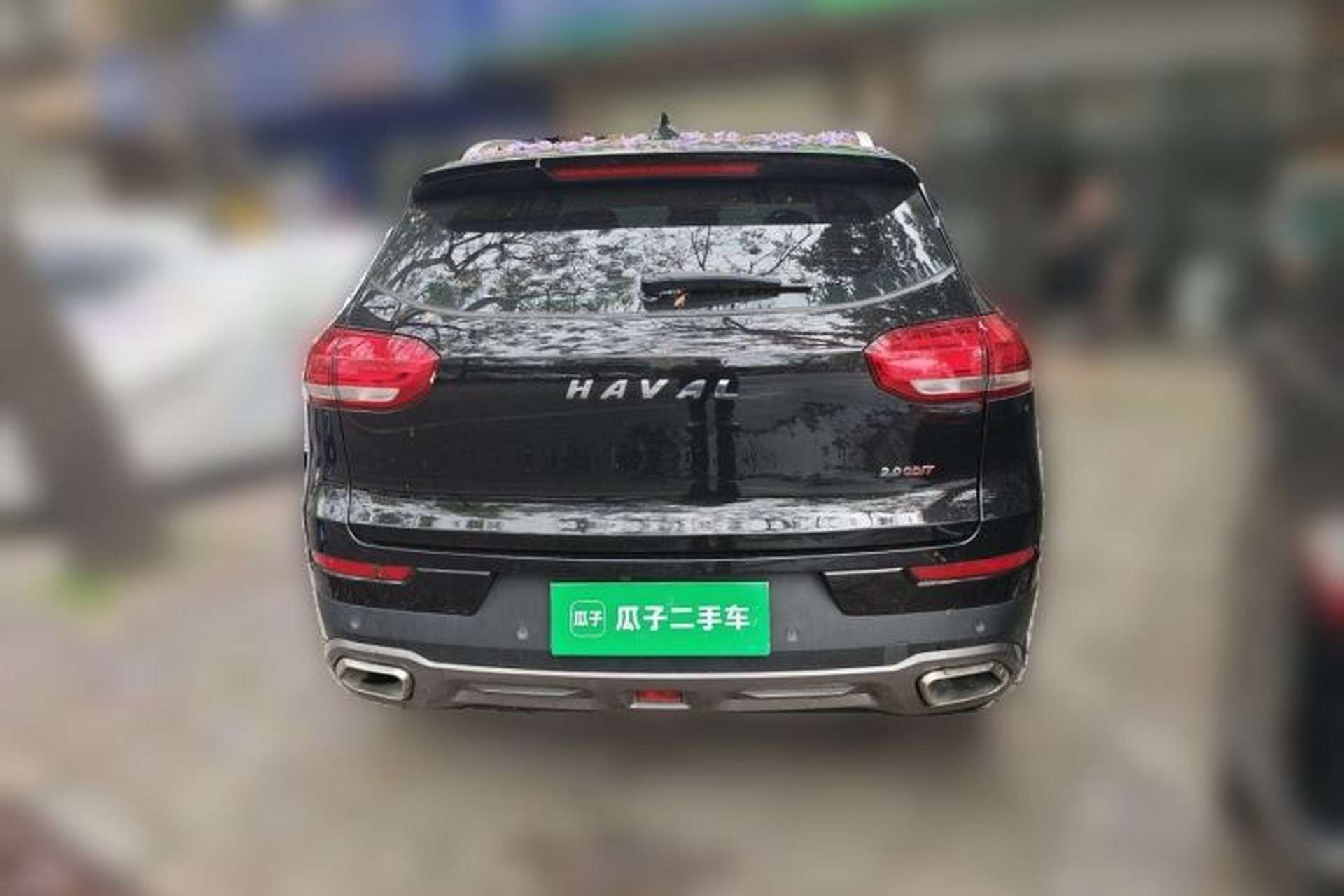 Used Haval H6 2017 Red Label 2.0T Automatic Two-Wheel Drive ZhiShang Model Rear
