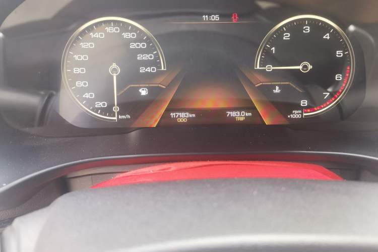 Used Haval H6 2017 Blue Label 2.0T Automatic Two-Wheel Drive Leading Model Odometer Close Up
