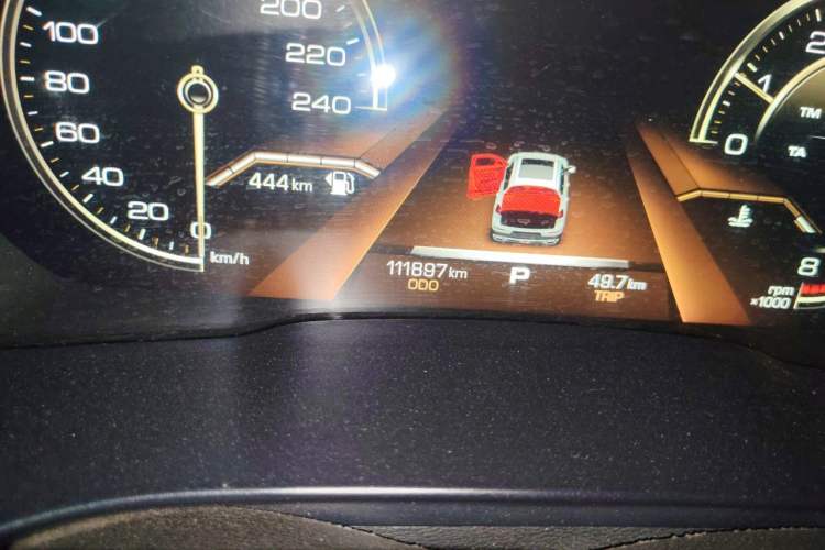 Used Haval H6 2017 Red-Label 1.5T Automatic Two-Wheel Drive Leading Version Odometer Close Up