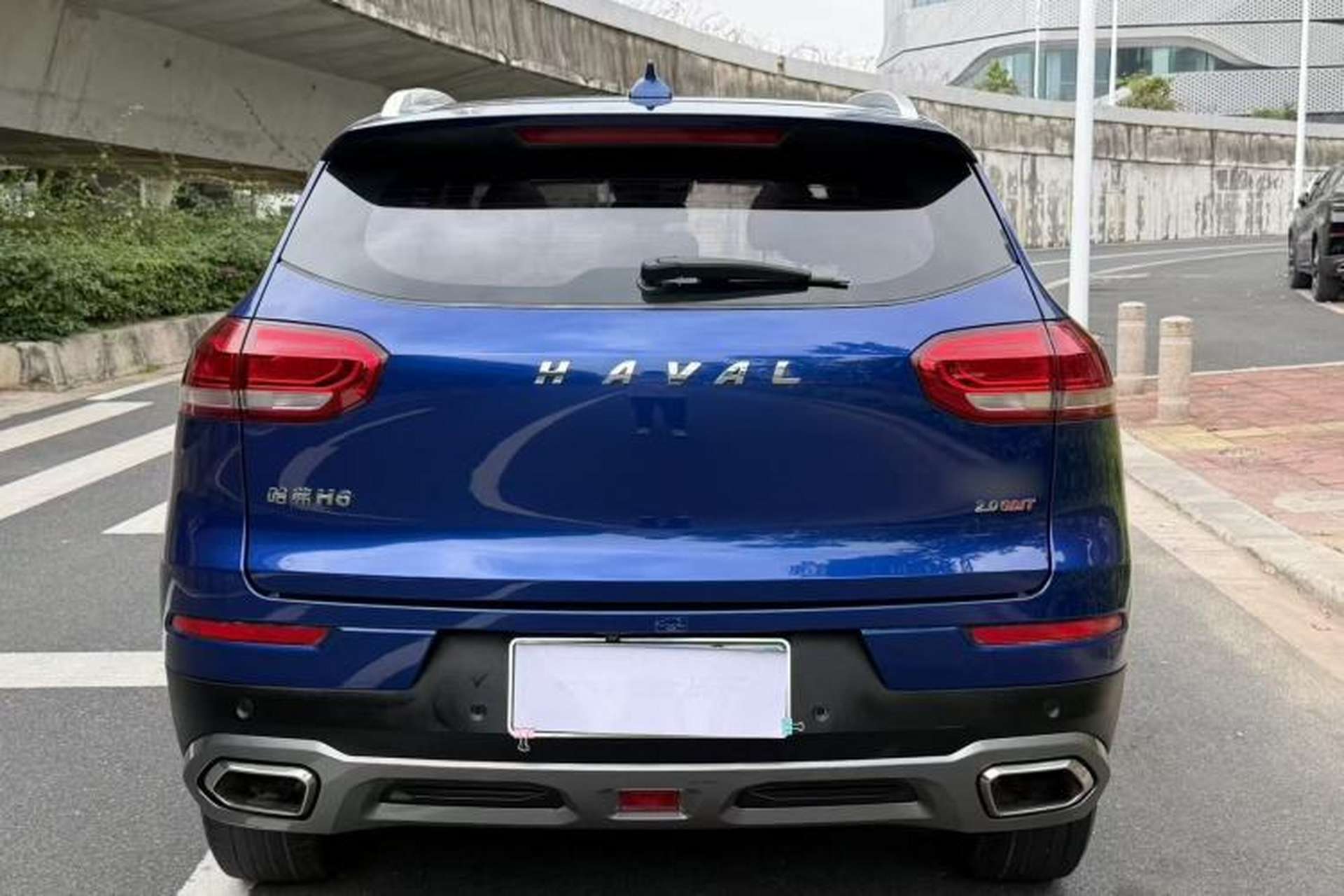 Used Haval H6 2017 Red Label 2.0T Automatic Two-Wheel Drive ZhiShang Model Rear