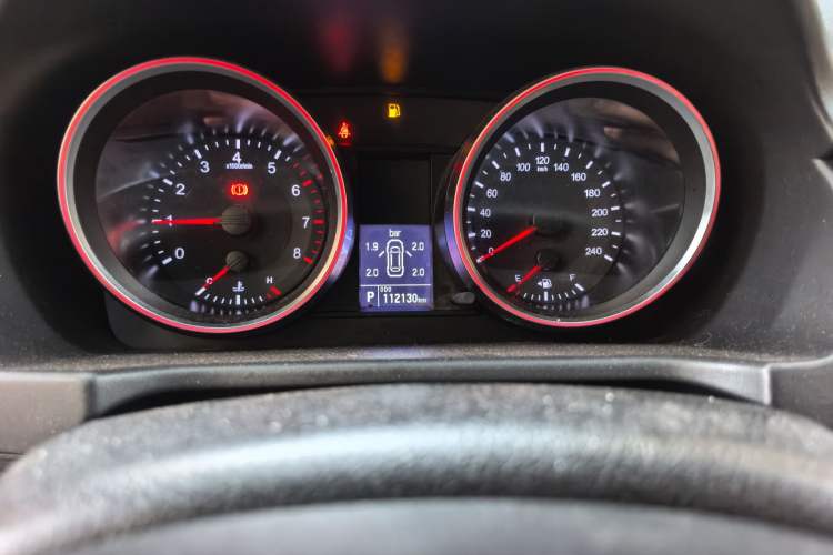 Used Haval H6 2017 Blue Label Sport Edition 1.5T Automatic Two-Wheel Drive Luxury Model Odometer Close Up