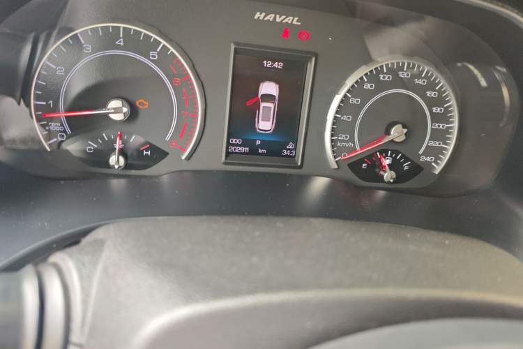 Used Haval H6 2017 Blue Label 2.0T Automatic Two-Wheel Drive Smart Edition Odometer Close Up