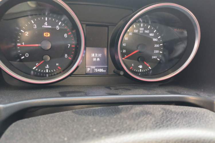 Used Haval H6 2017 Red-Label Sport Edition 1.5T Automatic Two-Wheel Drive Luxury Model Odometer Close Up
