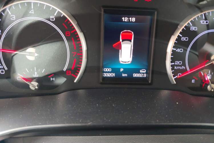 Used Haval H6 2017 Blue Label 2.0T Automatic Two-Wheel Drive Smart Edition Odometer Close Up