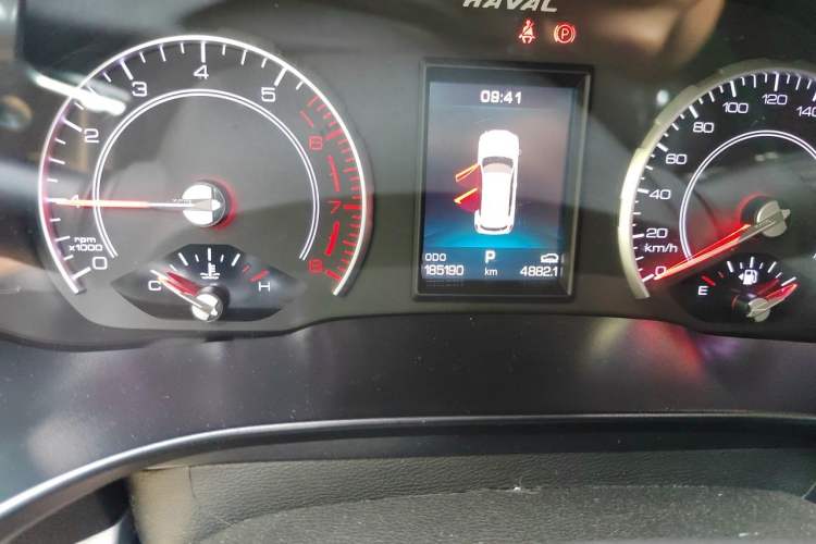 Used Haval H6 2017 Blue Label 2.0T Automatic Two-Wheel Drive Smart Edition Odometer Close Up