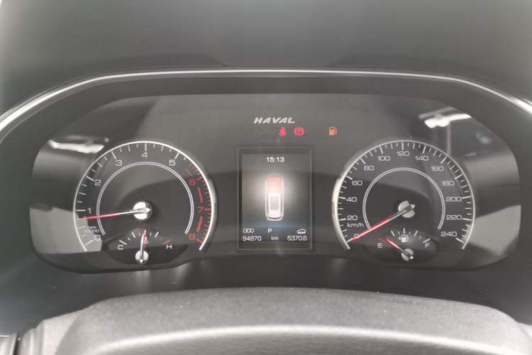 Used Haval H6 2017 Red-Label 1.3T Automatic Two-Wheel Drive Fashion Edition Odometer Close Up