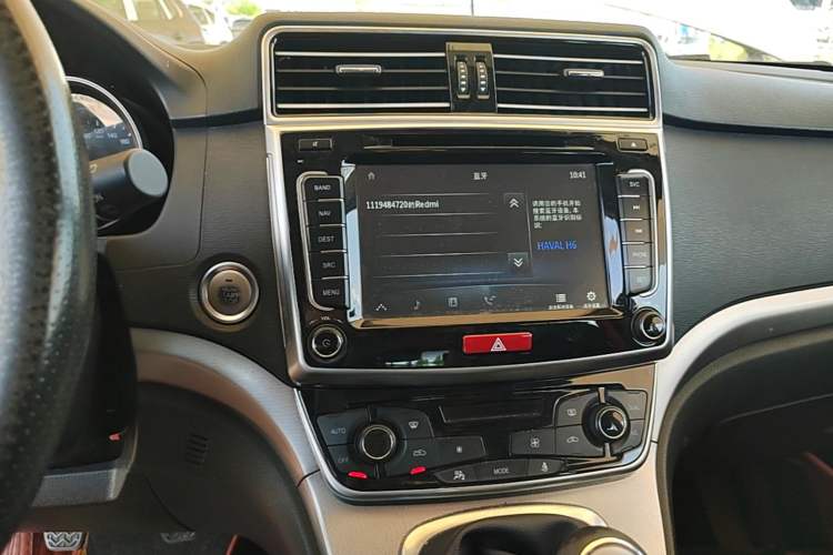 Used Haval H6 2017 Blue Label Sport Edition 1.5T Manual Two-Wheel Drive Elite Model Audio And AC Panel