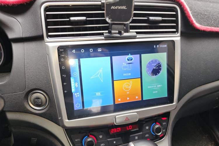 Used Haval H6 2017 Blue Label Sport Edition 1.5T Automatic Two-Wheel Drive Luxury Model Audio And AC Panel