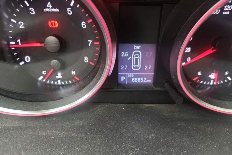 Used Haval H6 2017 Red-Label Sport Edition 1.5T Automatic Two-Wheel Drive Luxury Model Odometer Close Up