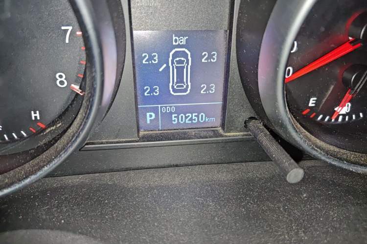 Used Haval H6 2017 Classic Edition 1.5T Automatic Two-Wheel Drive Elite Model Odometer Close Up