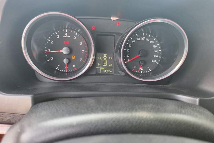 Used Haval H6 2017 Red-Label Sport Edition 1.5T Manual Two-Wheel Drive Elite Model Odometer Close Up