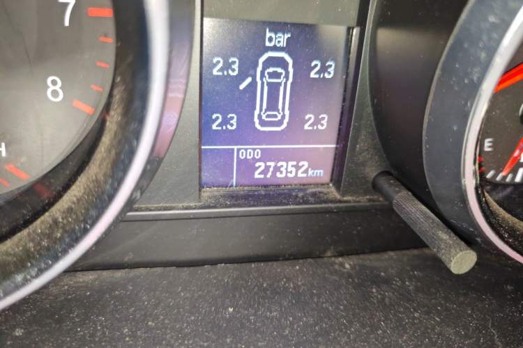 Used Haval H6 2017 Red-Label Sport Edition 1.5T Manual Two-Wheel Drive Elite Model Odometer Close Up