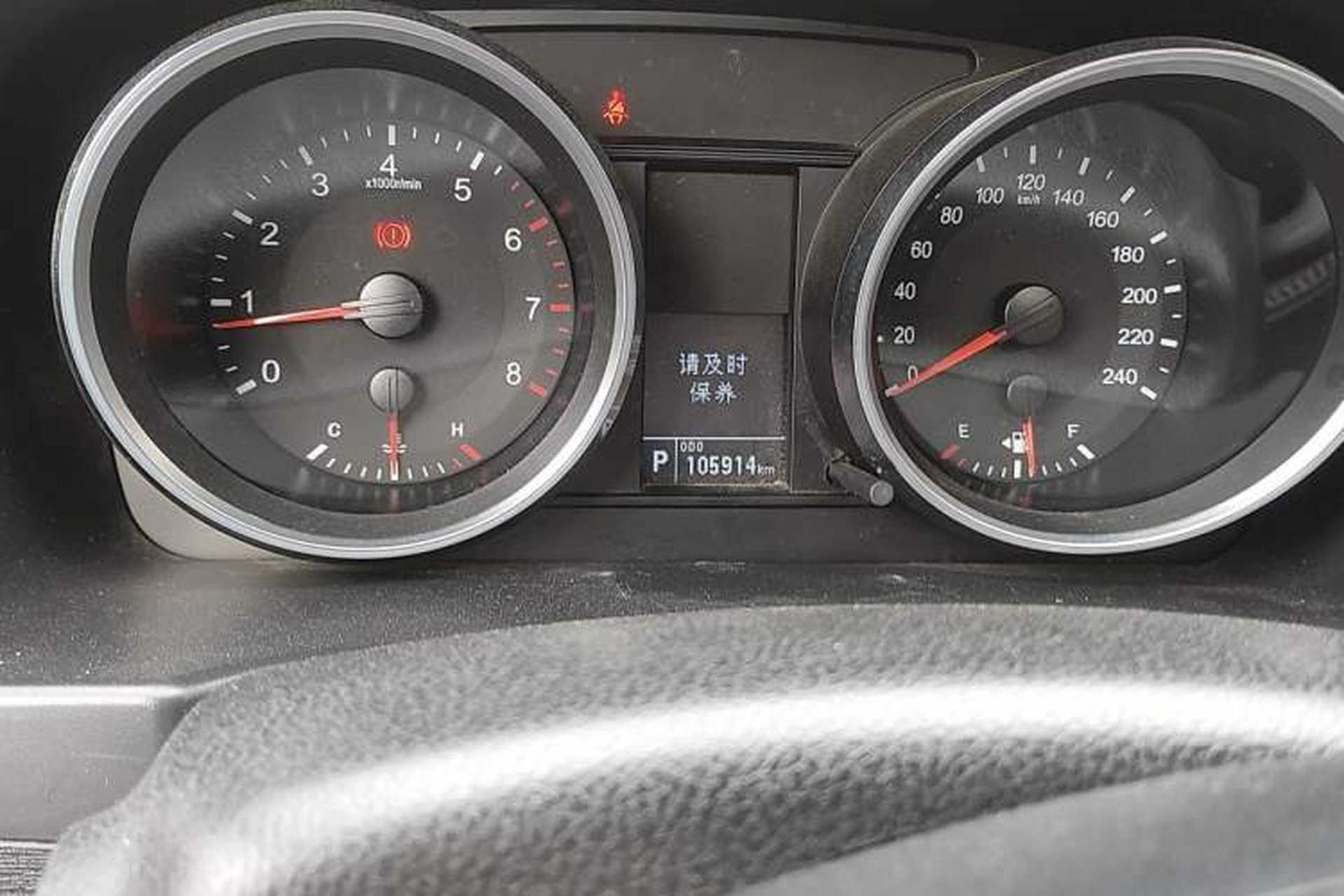 Used Haval H6 2017 Red-Label Sport Edition 1.5T Automatic Two-Wheel Drive Luxury Model Odometer Close Up
