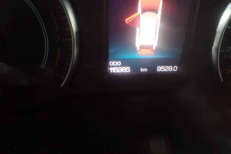Used Haval H6 2017 Blue Label 2.0T Automatic Two-Wheel Drive Smart Edition Odometer Close Up