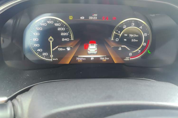Used Haval H6 2017 Red-Label 2.0T Automatic Two-Wheel Drive Leading Edition Odometer Close Up