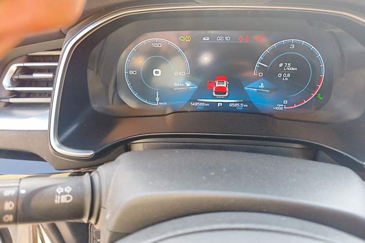 Used Haval H6 2017 Blue Label 2.0T Automatic Two-Wheel Drive Leading Model Odometer Close Up