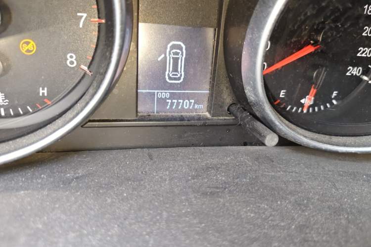 Used Haval H6 2017 Classic Edition 1.5T Manual Two-Wheel Drive Urban Model Odometer Close Up