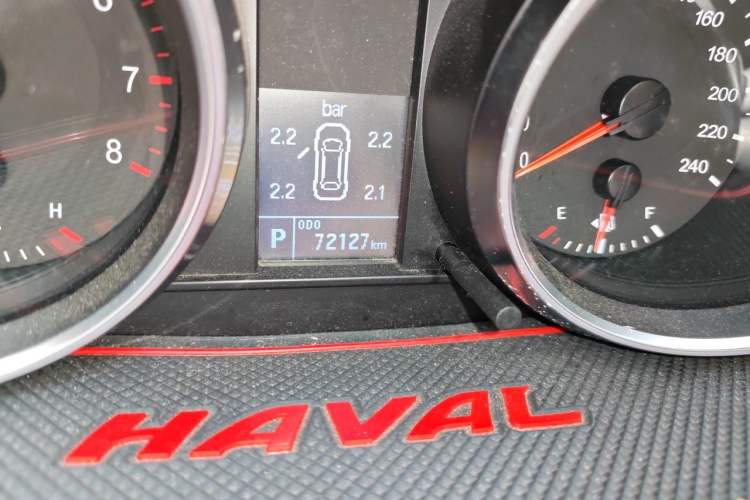 Used Haval H6 2017 Revised Blue-Label Sport Version 1.5T Automatic Two-Wheel Drive Luxury Trim Odometer Close Up
